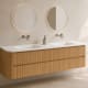 Conjunto de mueble de baño con lavabo Solid Surface Duna Bruntec principal 0