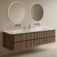 Conjunto de mueble de baño con lavabo Solid Surface Duna Bruntec principal 8