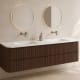 Conjunto de mueble de baño con lavabo Solid Surface Duna Bruntec principal 6