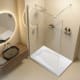 Kit plato de ducha con mampara Alana Bruntec detalle 3