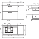 Mueble de baño con encimera de madera Verso VisoBath croquis 13