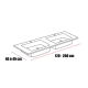 Lavabo encastrado Miami Bruntec croquis 1