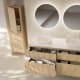 Mueble de baño madera maciza ranurada Alpes 9 Bruntec detalle 2