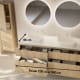 Mueble de baño madera maciza ranurada Alpes 9 Bruntec croquis 4