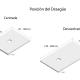 Plato de ducha de resina Liso Doccia croquis 10