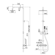 Conjunto de ducha Toscana Imex croquis 10
