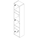 Columnas de baño Bequia Salgar croquis 10