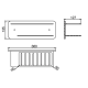 Estante de ducha Bethari Imex croquis 5