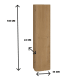 Columna de baño Baviera Bruntec croquis 4
