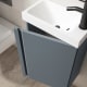 Conjunto completo mueble de baño fondo reducido 22 cm Lagos Visobath detalle 1