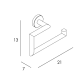 Toallero anilla grande de baño Eco 6500 Manillons Torrent croquis 7