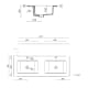 Conjunto mueble de baño Attila Salgar croquis 15