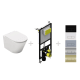 Pack inodoro + cisterna empotrada + pulsador Venecia Fossil Natura principal 0