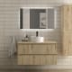 Conjunto mueble de baño Kira Salgar con lavabo sobre encimera principal 1