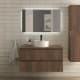 Conjunto mueble de baño Kira Salgar con lavabo sobre encimera principal 0