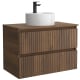 Conjunto mueble de baño Kira Salgar con lavabo sobre encimera detalle 8