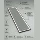 Espejo de baño con luz LED New York Ledimex detalle 5