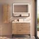 Conjunto mueble de baño con banquillo con lavabo Flat Verso VisoBath principal 1