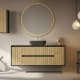 Mueble de baño con encimera de madera maciza Alpes 13 Bruntec principal 1