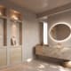 Espejo de baño con luz LED Oval Ledimex ambiente 6