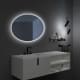 Espejo de baño con luz LED Oval Ledimex ambiente 4