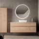 Mueble de baño madera maciza con encimera de Solid surface Alpes 1 Bruntec principal 1