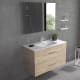 Conjunto completo de mueble de baño Atlas Bruntec opción 3