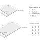 Plato de ducha de resina Canto Doccia croquis 15