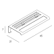 Toallero repisa de baño Slim de Manillos Torrents croquis 6
