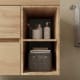 Conjunto mueble de baño con lavabo sobre encimera Bequia Salgar detalle 7