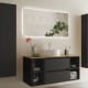 Conjunto mueble de baño con lavabo sobre encimera Bequia Salgar principal 2