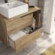 Mueble de baño con encimera de madera Coban Bruntec detalle 4