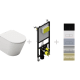 Pack inodoro + cisterna empotrada + pulsador Venecia Fossil Natura principal 0