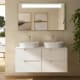Mueble de baño con encimera de mismo color que el mueble Vima Salgar principal 2