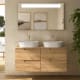 Mueble de baño con encimera de mismo color que el mueble Vima Salgar principal 0