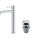 Pack Grifo de lavabo caño alto Monza Imex + Válvula click-clack principal 0