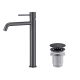 Pack Grifo de lavabo caño alto Monza Imex + Válvula click-clack principal 2