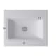 Lavabo encimera Illice Bruntec croquis 4