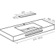 Lavabo encimera Illice Bruntec croquis 3