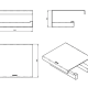 Portarrollos de baño The Grid Cosmic croquis 8