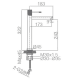 Grifo de lavabo Line Imex croquis 14