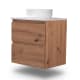 Mueble de baño pequeño Nivo Bruntec 2 cajones suspendido principal 0