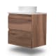 Mueble de baño pequeño Nivo Bruntec 2 cajones suspendido principal 2