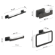 Conjunto de accesorios de baño Atena Gedy croquis 7