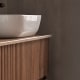 Conjunto mueble de baño con lavabo sobre encimera Etna Sanchis detalle 8