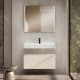 Conjunto mueble de baño con lavabo de carámica de 12 cm de alto y cajonera Nomad Viso principal 7