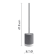 Conjunto de accesorios de baño New Mizar Gedy croquis 6