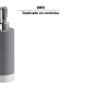Conjunto de accesorios de baño New Mizar Gedy detalle 1