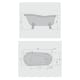 Bañera exenta Época Baños 10 croquis 6