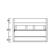 Mueble de baño con encimera de madera Landes Coycama croquis 8
